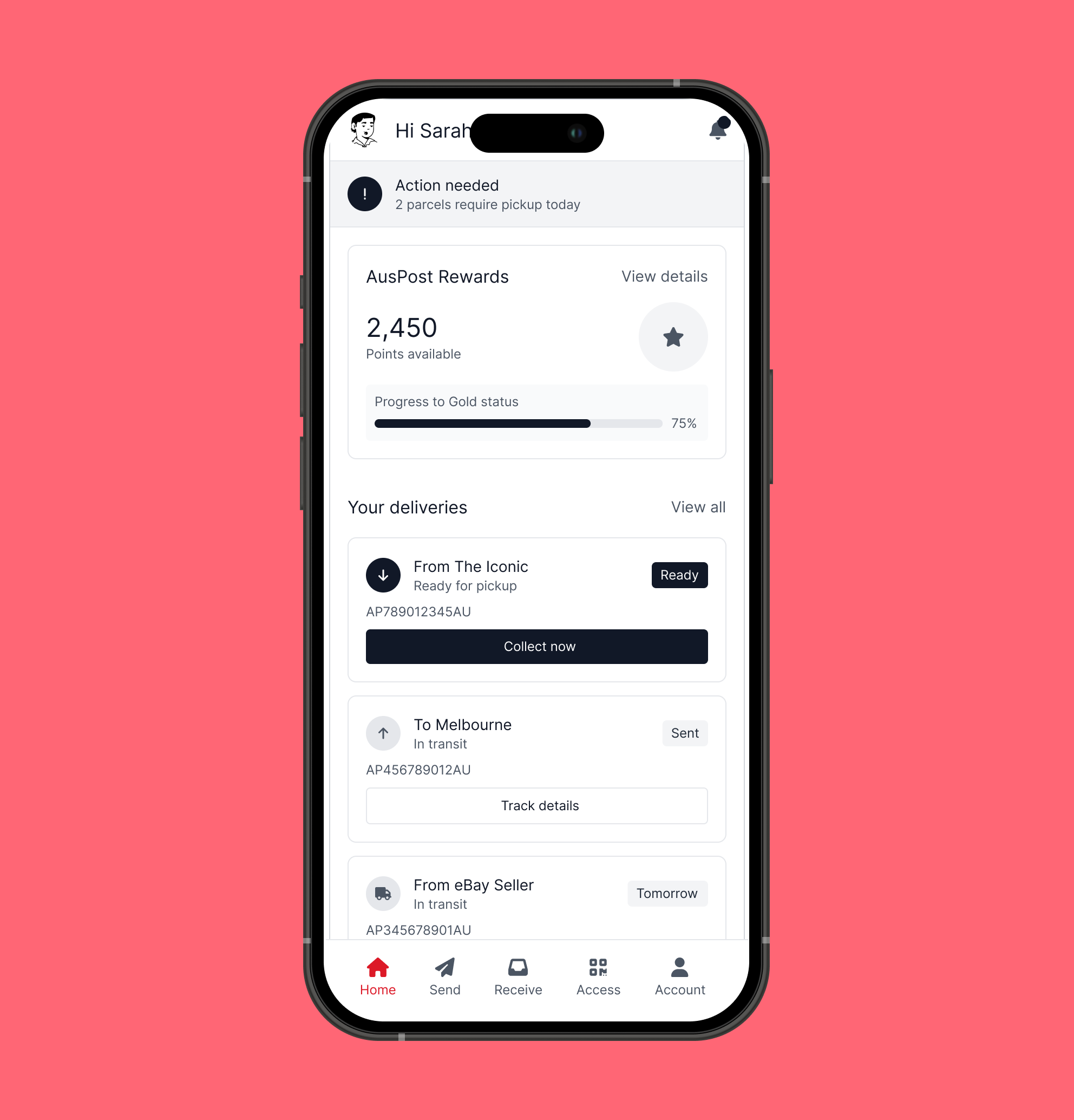 Modernising the Australia Post app
