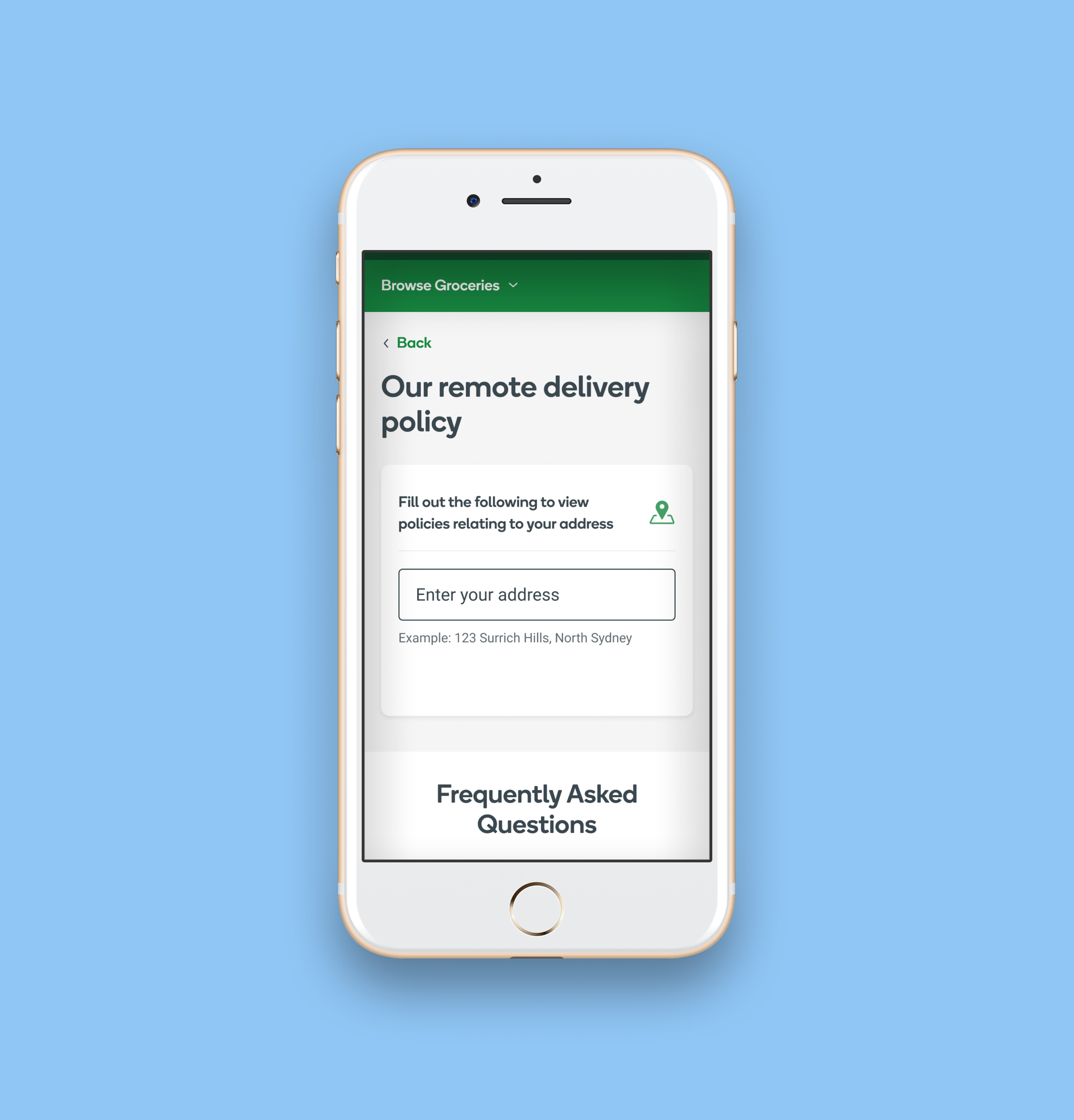 Preserving delivery of everyday necessities to remote locations