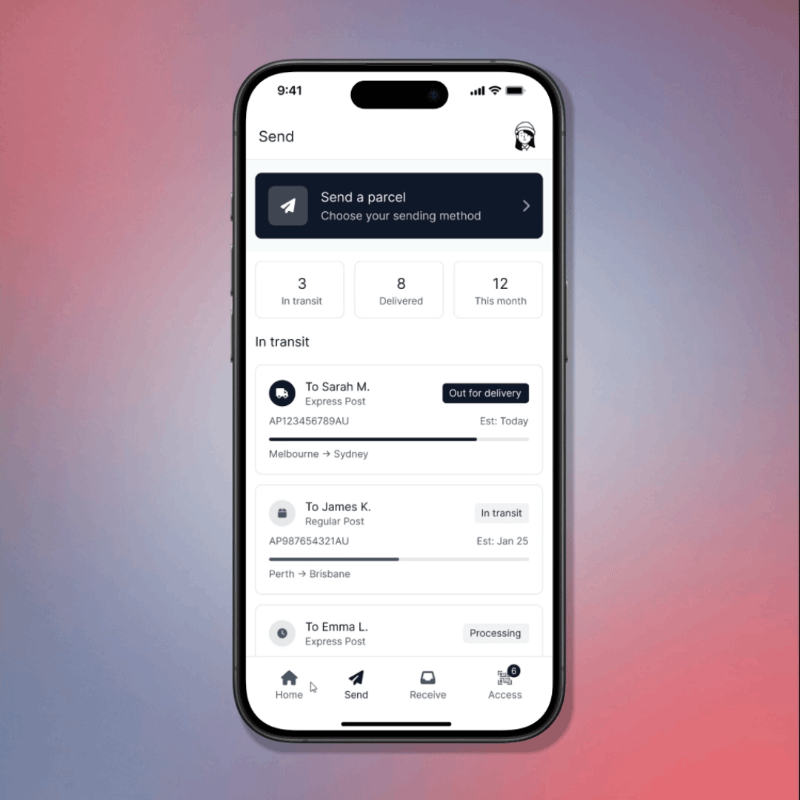 Modernising the Australia Post app
